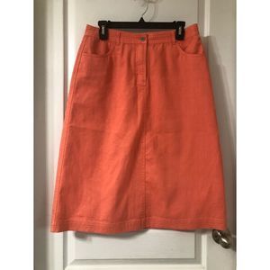 CHRISTOPHER & BANKS A LINE SKIRT STRETCH SZ 8